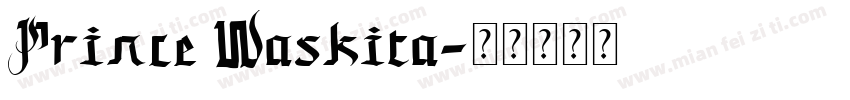 Prince Waskita字体转换